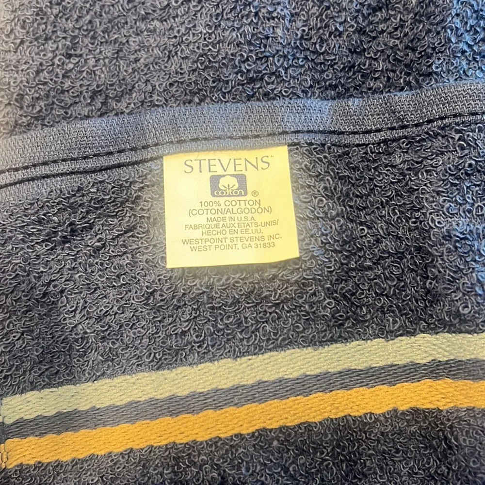 Steven’s 100% Cotton blue hand  towels
